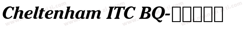 Cheltenham ITC BQ字体转换